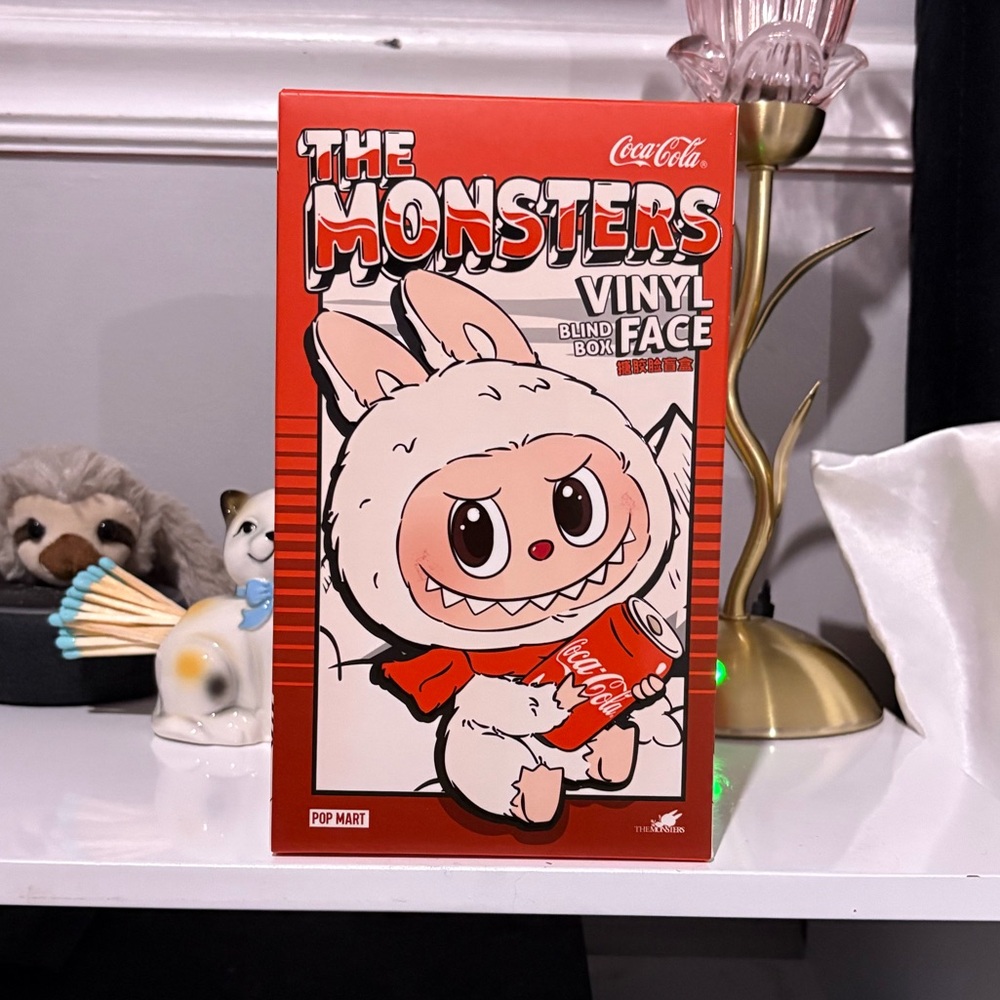 Coca-Cola The Monsters Vinyl Figure in Red and White